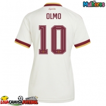 Camisa de Futebol Espanha Dani Olmo #10 Equipamento Secundário Mulheres Mundo 2026 Manga Curta